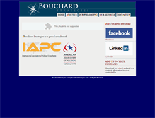 Tablet Screenshot of bouchardstrategies.com